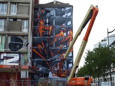 photo graffiti Paris 13eme arrondissement